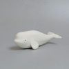 Ballena Beluga decorativa en cerámica