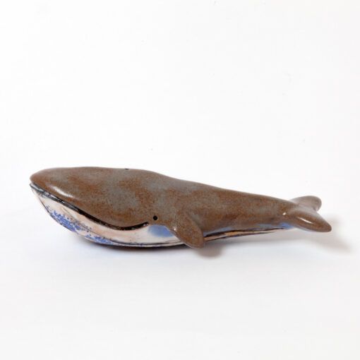 Ballena azul cerámica