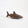 White shark handmade in ceramic