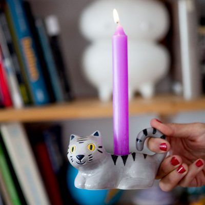 Miau portavelas