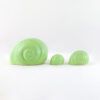 Familia caracoles menta