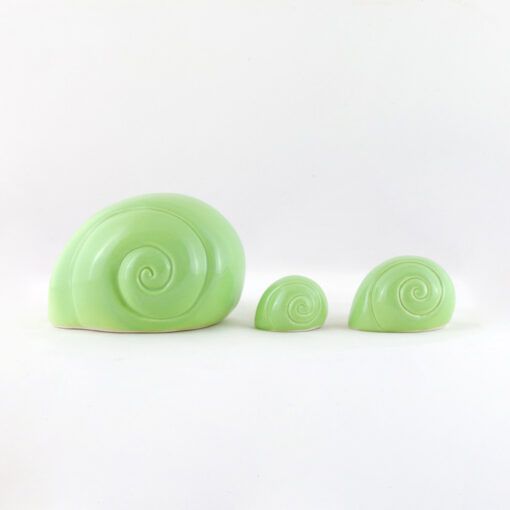Familia caracoles menta