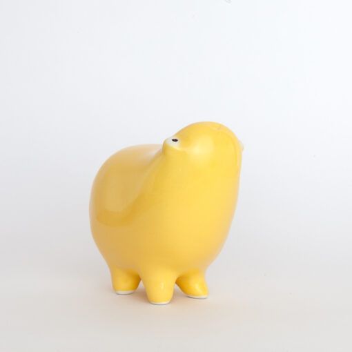 Bebé Bolita amarillo Mango pieza decorativa cerámica