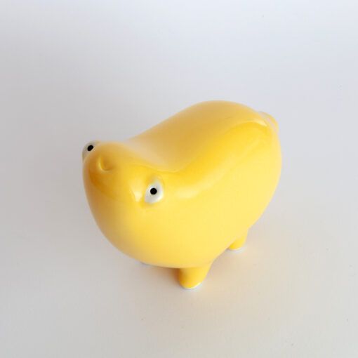 Bebé Bolita amarillo Mango pieza decorativa cerámica