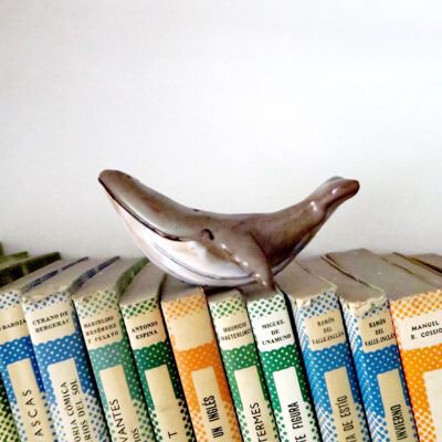 Ballena yubarta de cerámica