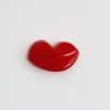 labios rojos de cerámica
