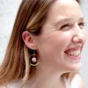Pendientes bolita rosa