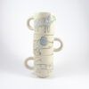 Taza ilustrada hecha en gres